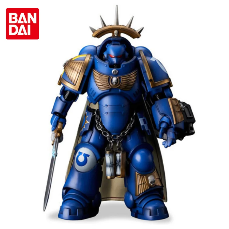 Bandai Originale Pb Warhammer 40,000 40K Ultramarines Primaris Captain In Gravis Armor Giunti Mobili Anime Action Figures Giocattoli