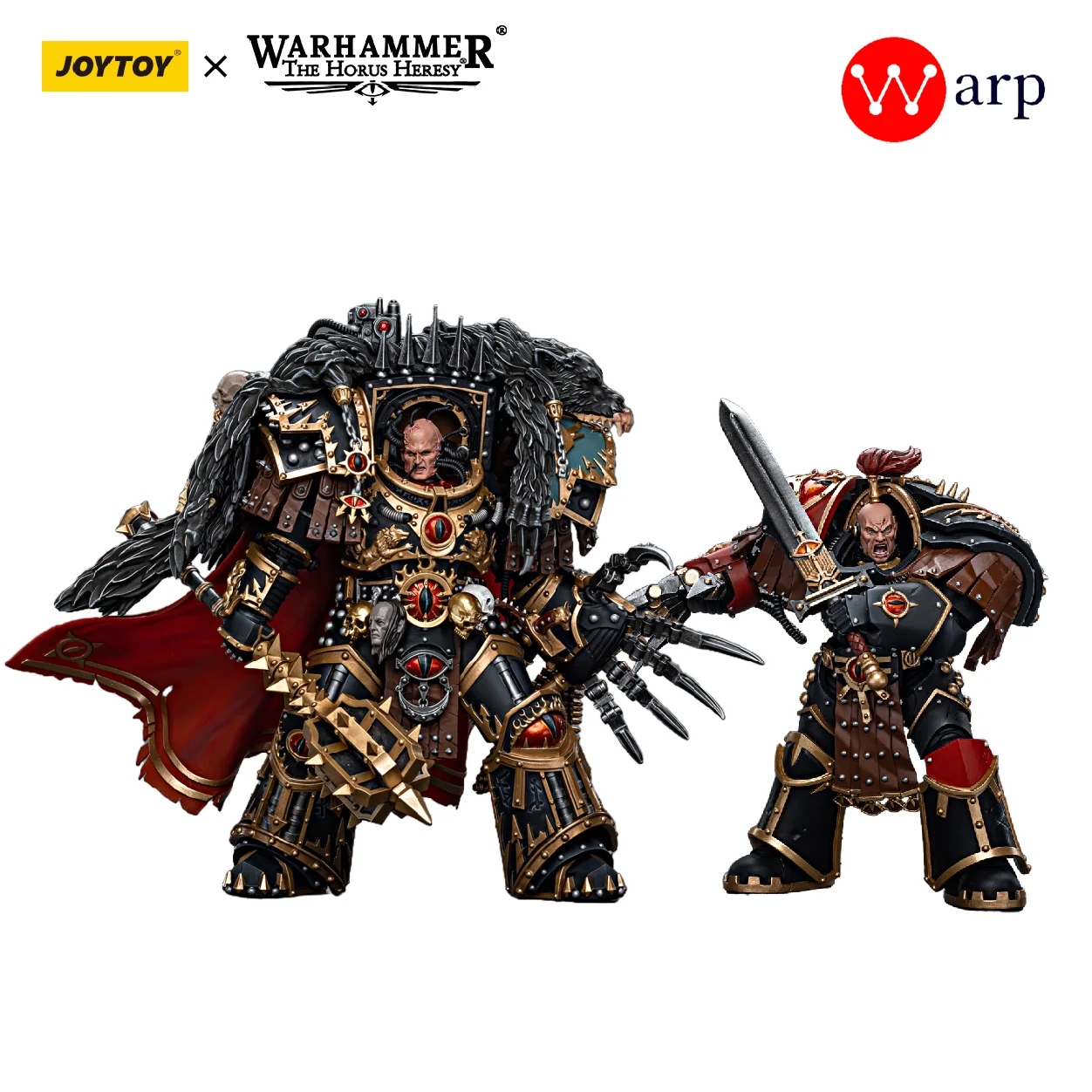 [Pre-Vendita] Joytoy Warhammer 40K Action Figures Sons Of Horus Warmaster Horus Ezezogen Abaddon Anime Modello Militare Giocattolo Regalo
