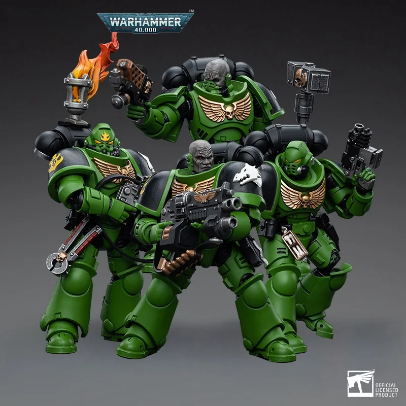 Warhammer Series Set 40K Fire Lizard Arbitro Quattro Persone 1:18 Giocattoli Mobili A Mano Umanoide