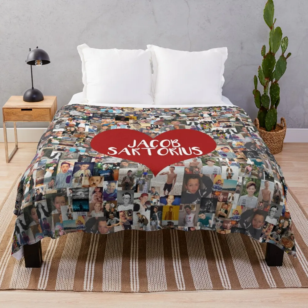 I Love Jacob Sartorius Coperta Da Tiro Soffice Coperta Shaggy Coperte Retrò