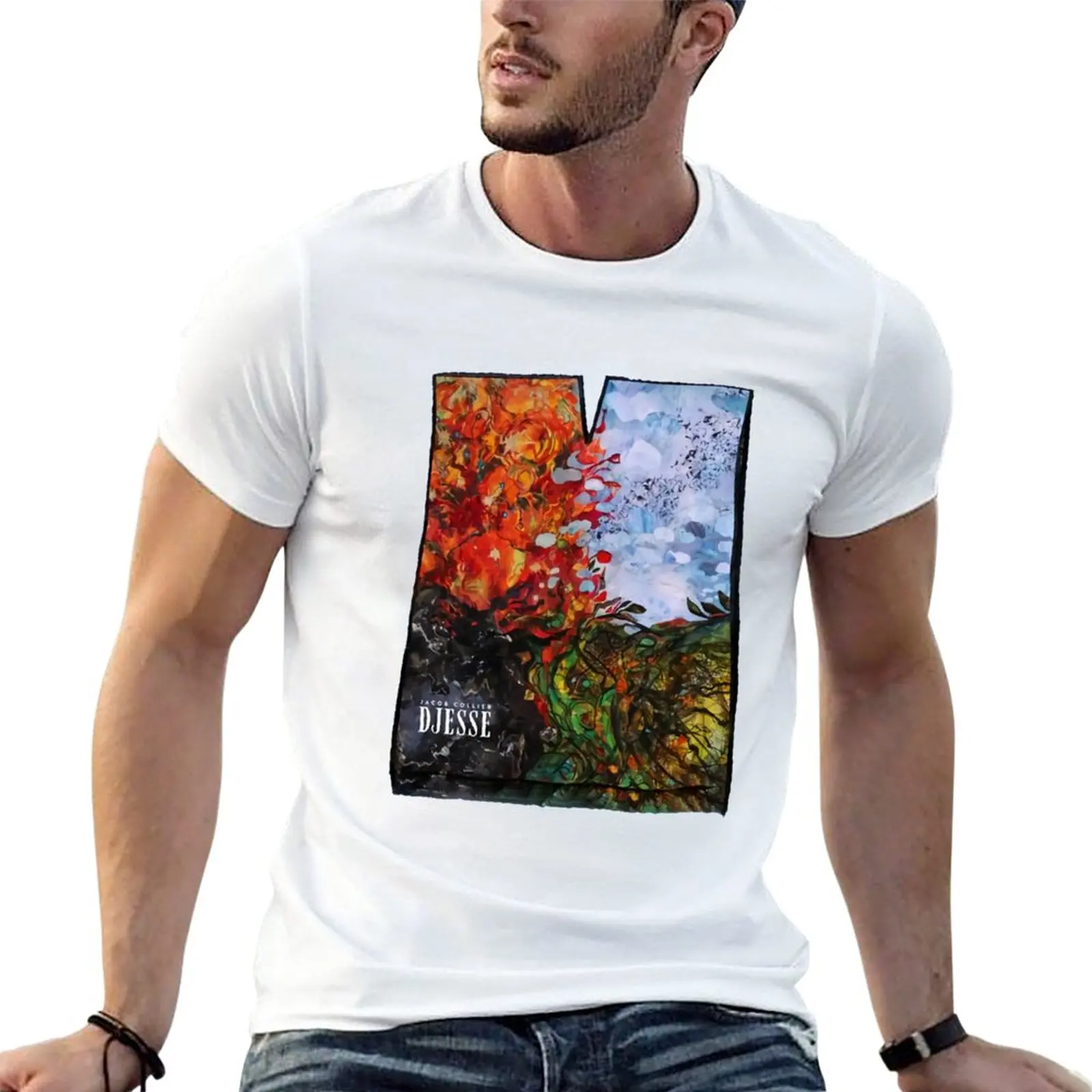 Jacob Collier Merch Jacob Collier Djesse Vol T-Shirt Kawaii Abbigliamento Sport Fan Magliette Oversize Uomo