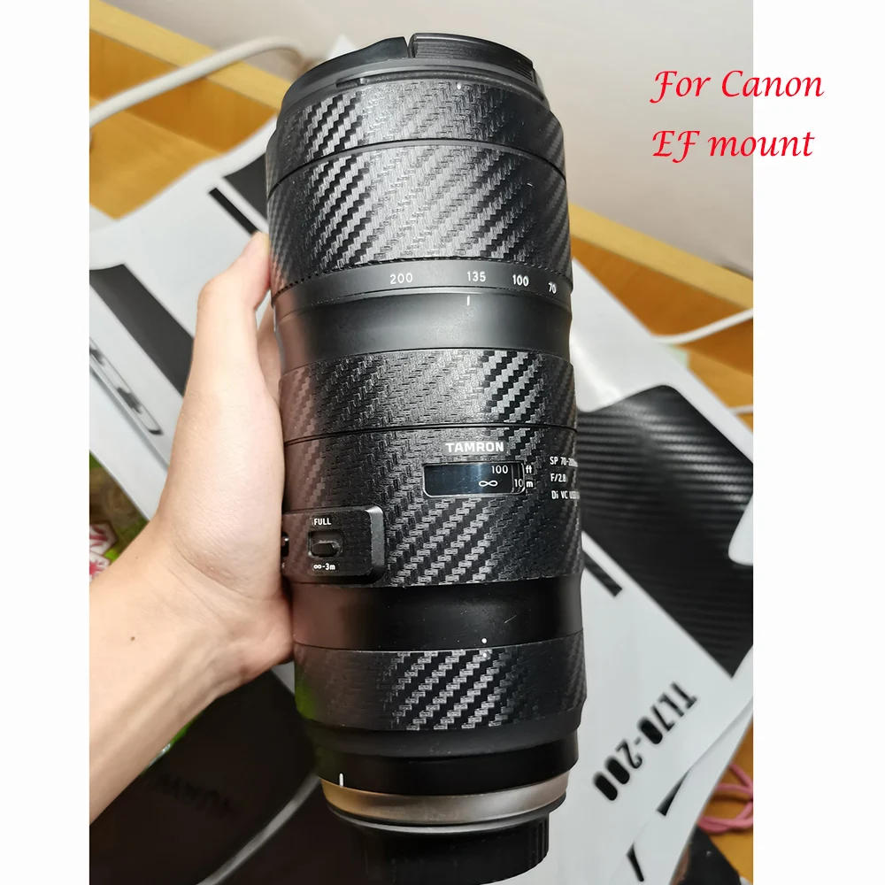Per Tamron 70-200Mm F2.8 G2 A025 A009 Per Canon Ef Mount Decal Skin Lens Sticker Vinyl Wrap Film Sp 70-200 F 2.8 Di Vc Usd G2
