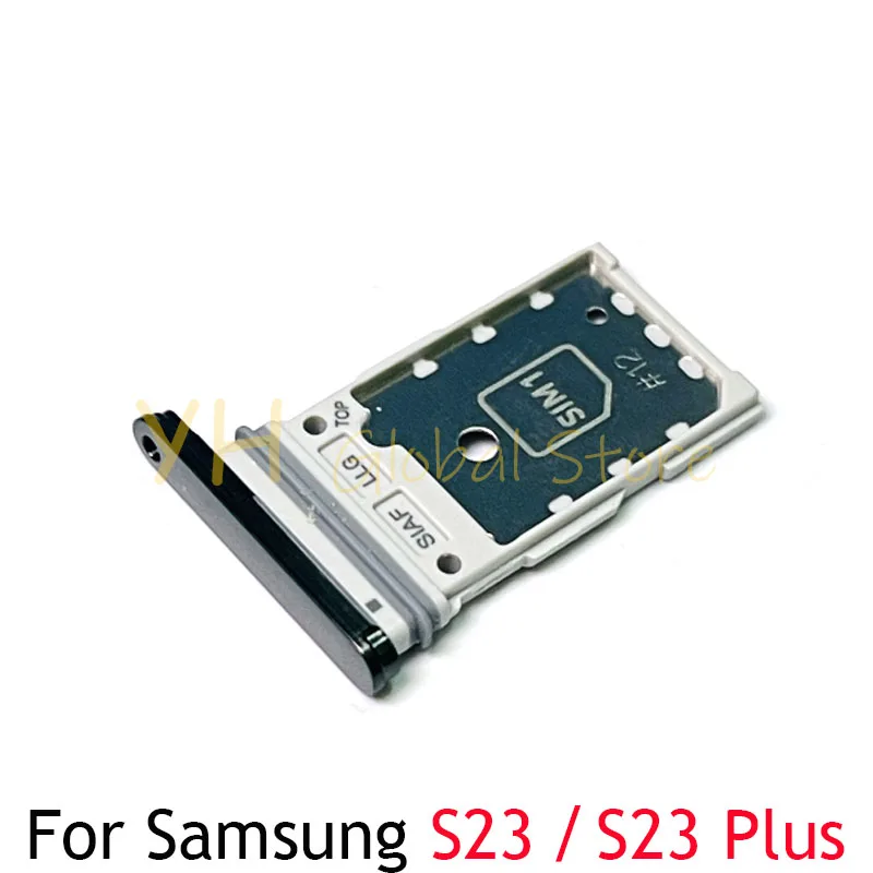 Per Samsung Galaxy S23 Plus Ultra S23 + Sim Card Slot Vassoio Supporto Parti Di Riparazione Della Scheda Sim