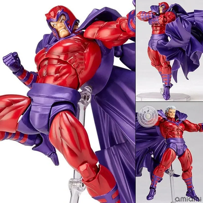 17Cm Pvc Marvel Max Eisenhardt Anime Figure Magneto Action Figure Figurine Model Statue Doll Collection Room Decoration Toy Gif
