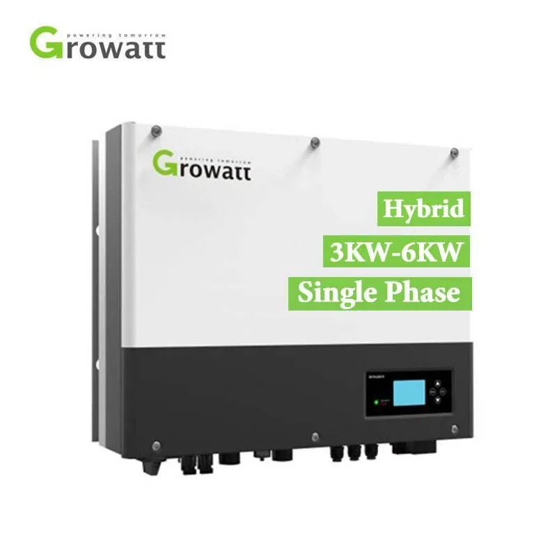 Growatt 5Kw 6Kw Inverter Fotovoltaico Accumulo Ip65 Inverter Solari Intelligenti Impermeabili Con Batteria Al Litio
