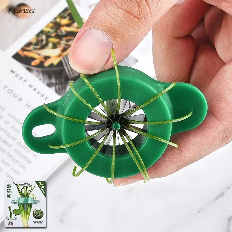 Shred Silk Knife Slicer Scallions Cutter Speedy Food Chopper Vegetable Grater Cuisine Outils Onion Shredder Kitchen Accessories