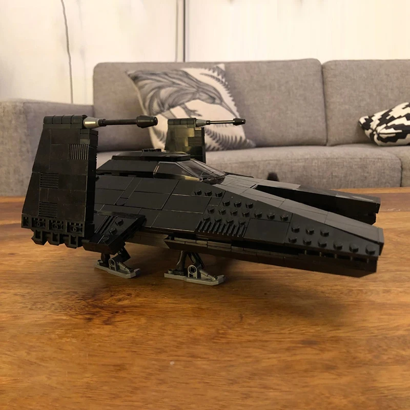 Moc Star Movie Tv Obi Wans Pixel-Dans Empire Inquisitor Transport Scythe Spaceship 75336 Set Building Blocks Giocattoli Per Bambini Regalo