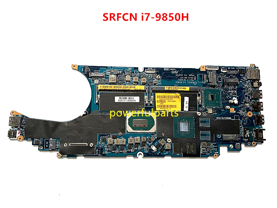 Ricondizionato Per Scheda Madre Dell Latitude 5501 Con Cpu I7-9850H 0 W8C2V Cn-0W8C2V Edc51 La-H182P Funzionante Perfetto