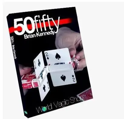 50 Fifty By Brian Kennedy (Gimmicks + Dvd) -Trucchi Magici, Carte, Comiche, Mentalismo Magic,Close Up, Accessori, Illusions