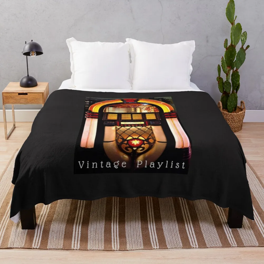 Jukebox Wurlitzer, King Of The Jukeboxes, Coperta Da Gioco Vintage Coperte Retrò Coperta Per Luce Da Viaggio