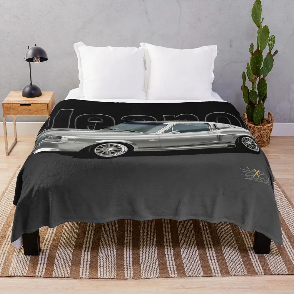 1967 Shelby Cobra Gt Eleanor Art. Da Jake Dault Coperte E Plaid Coperta Per Divano Sottile