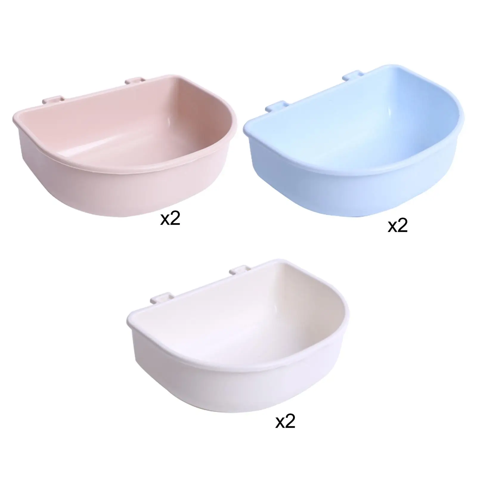 2 Pezzi Pet Kennel Cage Ciotole Travel Pet Carrier Bowl Per Animali Domestici Cat Puppy