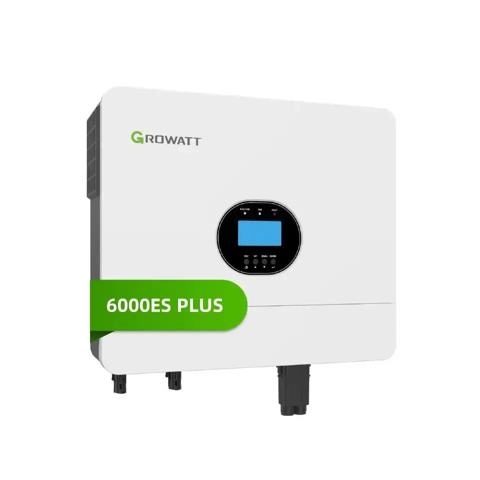 Growatt 6Kw Off Grid Inverter Spf 6000Es Plus 48V Inversor Monofase Onda Pura Per Sistema Solare Residenziale