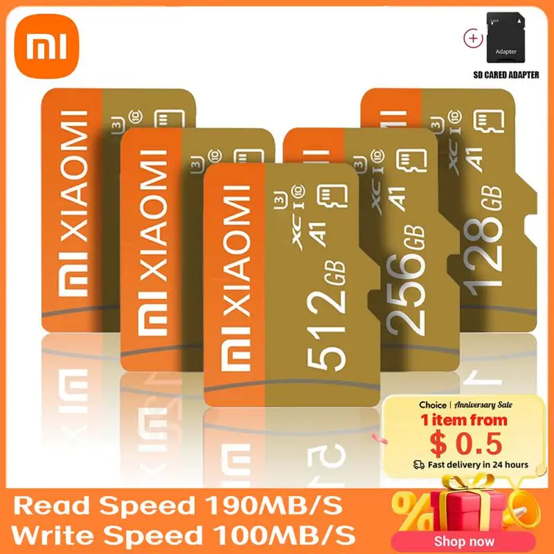 Xiaomi 1Tb Flash Sd/Tf Memory Card 1Tb 512Gb 256Gb Micro Tf Sd Memories 128Gb Mobile Storage Sd Card Per Giochi Nintendo Switch
