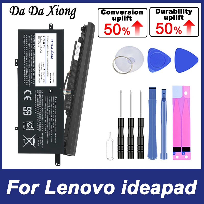 Batteria Muslimb 0813007 L20C3Pc2 Per Lenovo Ideapad Gaming 320 310-15Isk 110-14 3-15Ach6 Miix5 Pro 720S-13Arr 120S 120S-14Iap