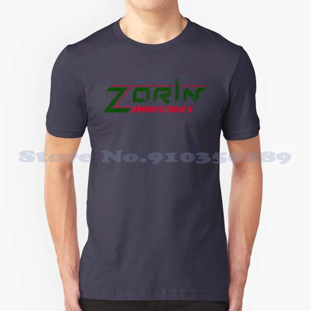 Max Zorin Ind. (Variante) Magliette Vintage Di Moda Magliette Film Film Max 70S 80S 80S Film Film D'Azione Film