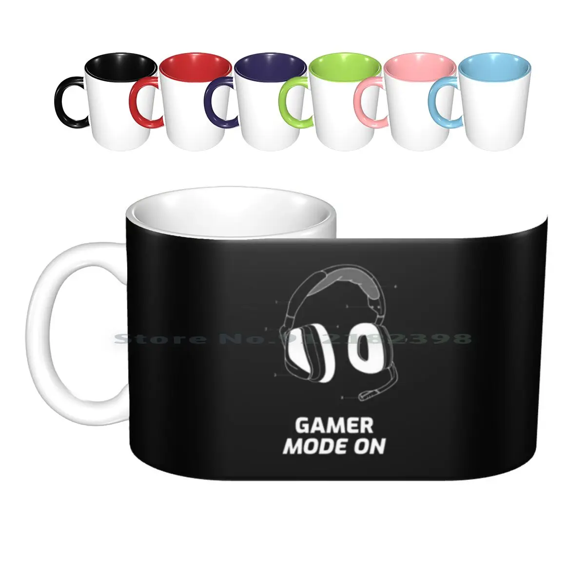 Modalità Giocatore Sul Livello Di Gioco Controller Sbloccato Freak Gaming Realtà Virtuale Retro World Console Per Pc Tazze In Ceramica Tazze Da Caffè