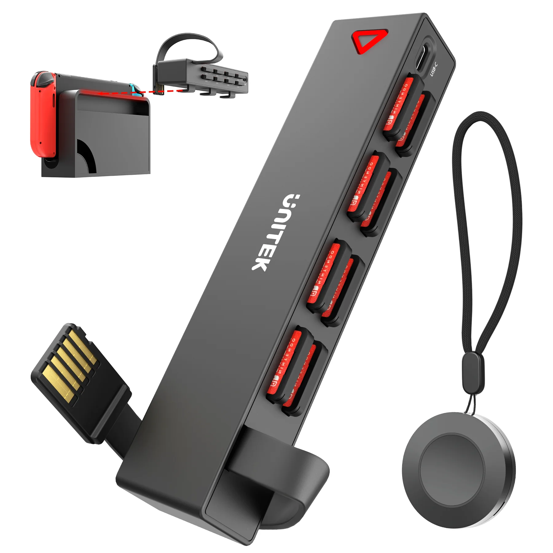 Per Nintendo Switch Oled Game Switcher One-Key Fast Switching Multi Gaming Card Reader 5M Wireless Control Ns Accessori