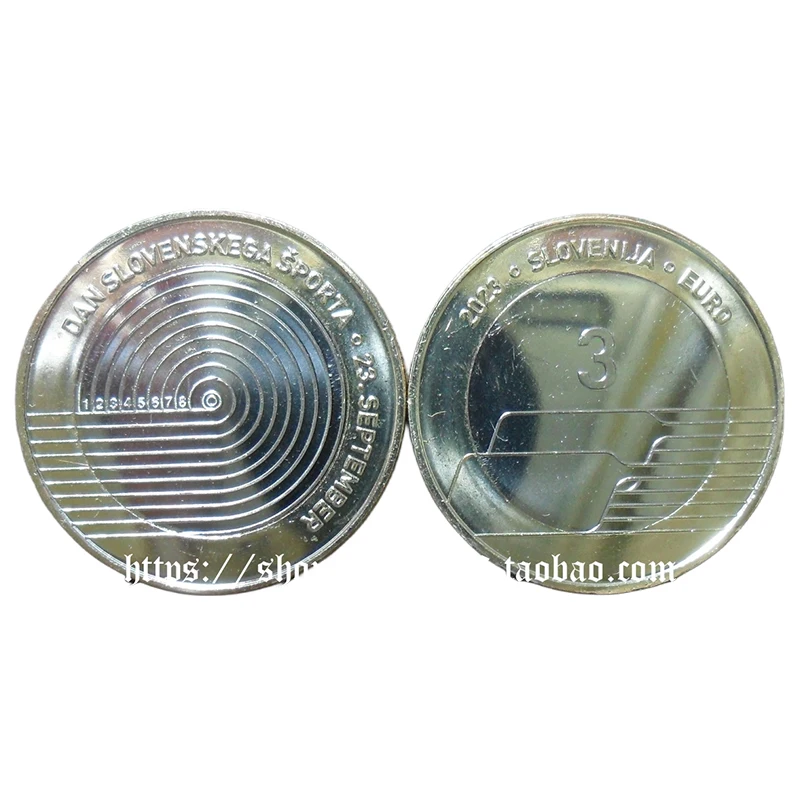 Slovenia 2023 Slovenia Sports Day 3 Euro Moneta Commemorativa
