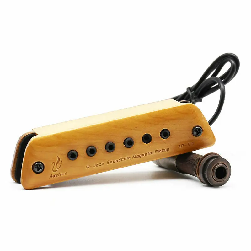 Adeline Ad-50 Magenatic Pick Up Free Passive Pickup Sound Hole For Folk Guitar Fingerboard Acoustic Sound Pickup