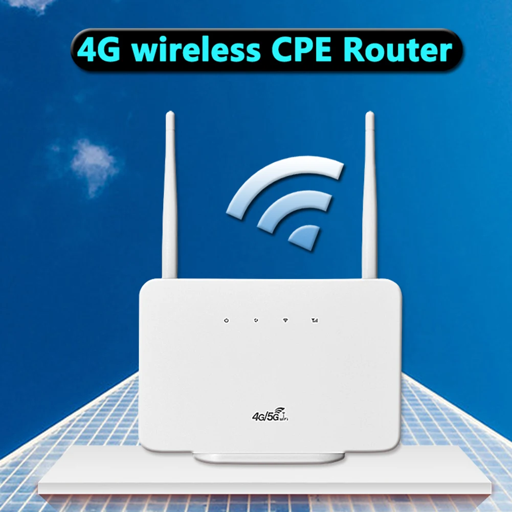 Modem Router 4G Lte Cpe Router 300Mbps 4G Modem Wireless Antenna Esterna Con Slot Per Sim Card Spina Eu Us Per Lavori Di Viaggio A Casa