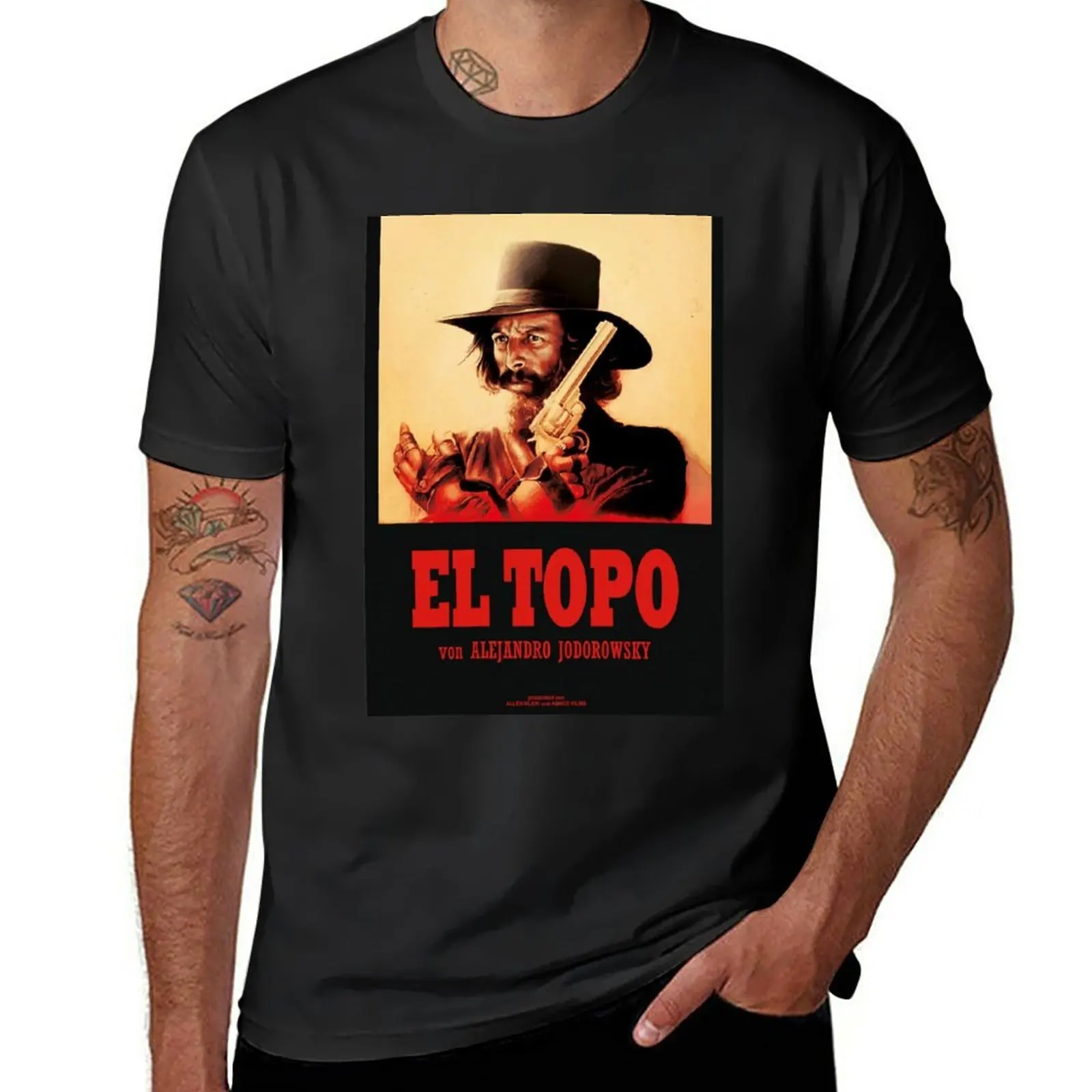 New El Topo Poster Fan Art Goodies T-Shirt T-Shirt Oversize Plus Size Top Camicia Ad Asciugatura Rapida Abbigliamento Uomo