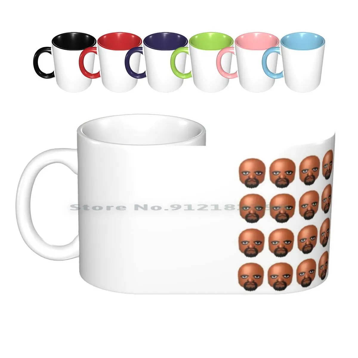 Wii Sports Matt Pack Sticker Tazze In Ceramica Tazze Da Caffè Tazza Da Tè Al Latte Wii Mii Tennis U Wiiu Wii U Funny Meme Joke Dank Black Yoshi
