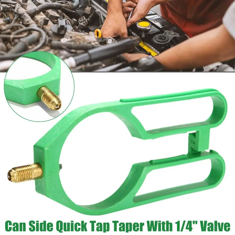 1Pc R134A A/C Gas Di Refrigerazione 2-7/8 "Can Side Quick Tool Taper 1/4" Accessori Per Rubinetti Con Valvola Con W5V5
