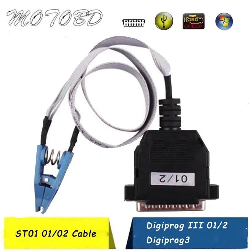 Vendita Calda St01 01/02 Cavo Per Digiprog Iii 01/2 Digiprog3 Auto Diagnostic Scan Tool Accessori Connettore