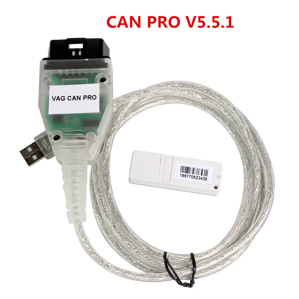 Vcp Vag Can Pro V5.5.1 K-Line Obd 2 Obd2 Strumento Diagnostico Per Auto Vcp Com Can Pro Cavo Scanner Per Vag K Line Can Bus Cable