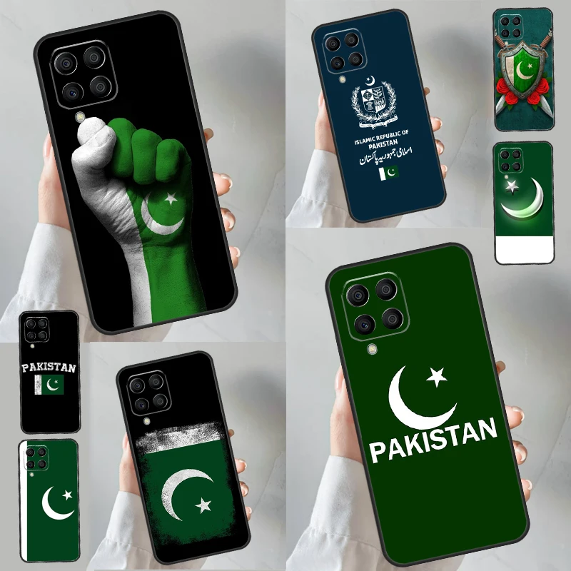Custodia Bandiera Pakistan Per Samsung Galaxy M13 M23 M33 M53 M11 M21 M31 M51 M12 M32 M52 M20 M30S M14 M54 Cover