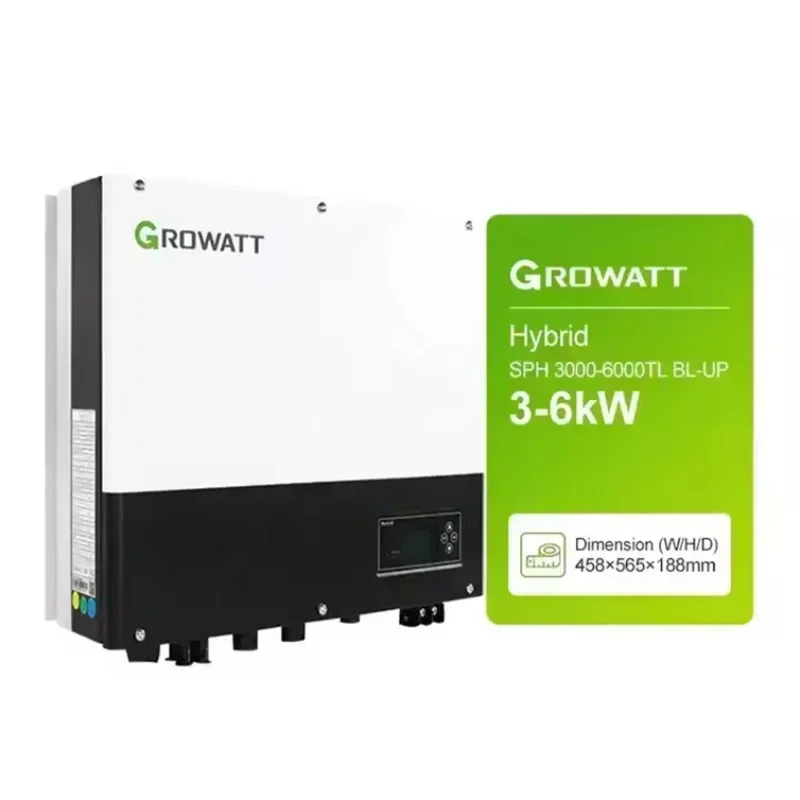 Growatt Hybrid Wechselrichter Communication Opzionale 5Kw 6Kw Inverter Fotovoltaico Per Sistemi Di Energia Solare