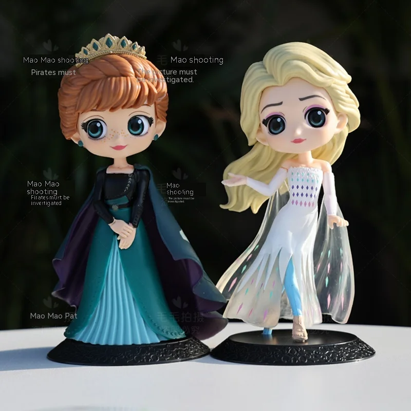 Principessa Elsa Anna Mermaid White Snow Doll Ice And Snow Romance Doll Toy Decoration