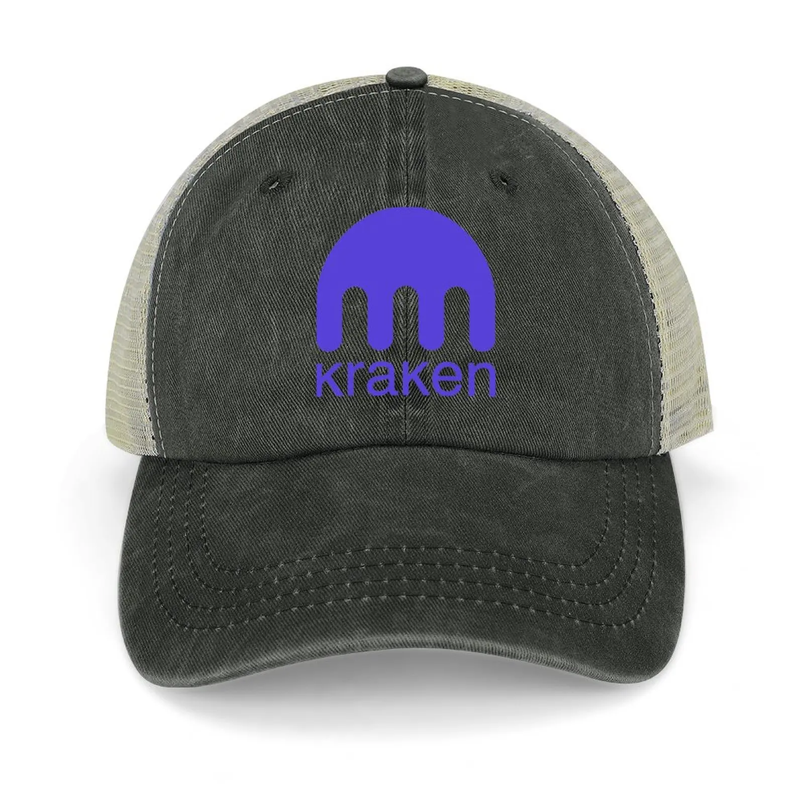 Kraken Logo Bitcoin Btc Criptovaluta Crypto Miners And Traders Regalo Cappello Da Cowboy Trucker Cap Donna 2024 Uomo
