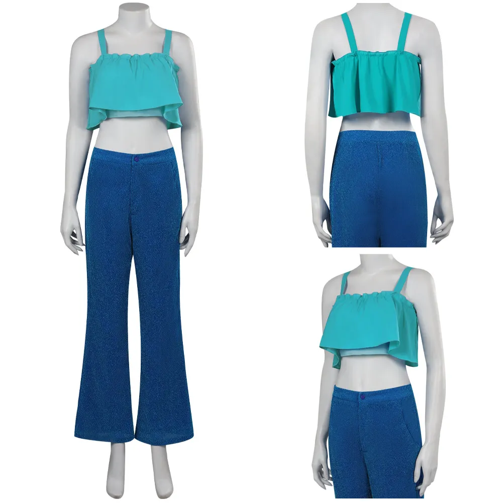Moda Chelsea Cosplay Costume Abiti Halloween Carnival Party Travestimento Vestito Adolescente Cos Kraken Top Pantaloni Estate Abbigliamento Casual