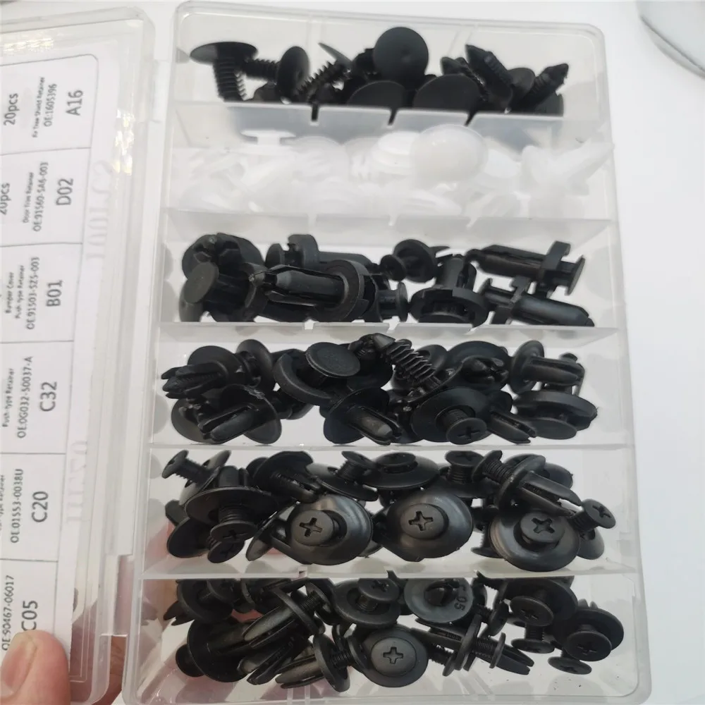 100Pcs Clip Di Fissaggio Automatico Per Mazda 2 5 8 Mazda 3 Axela Mazda 6 Atenza Cx-3 Cx-4 Cx-5 Cx5 Cx-7 Cx-9 323 M3