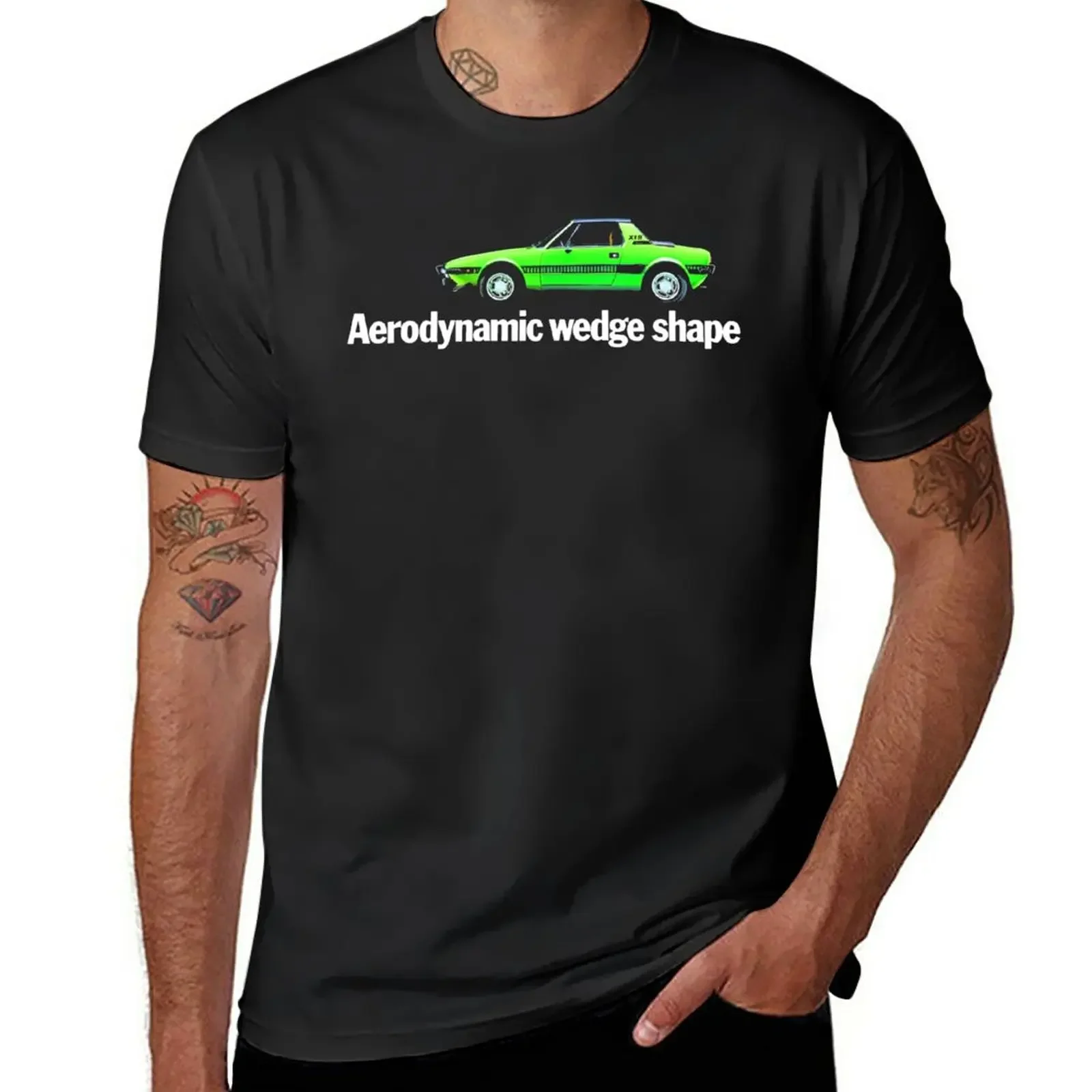 X1/9-Pubblicità T-Shirt Oversizeds Anime Mens Graphic T-Shirt Funny