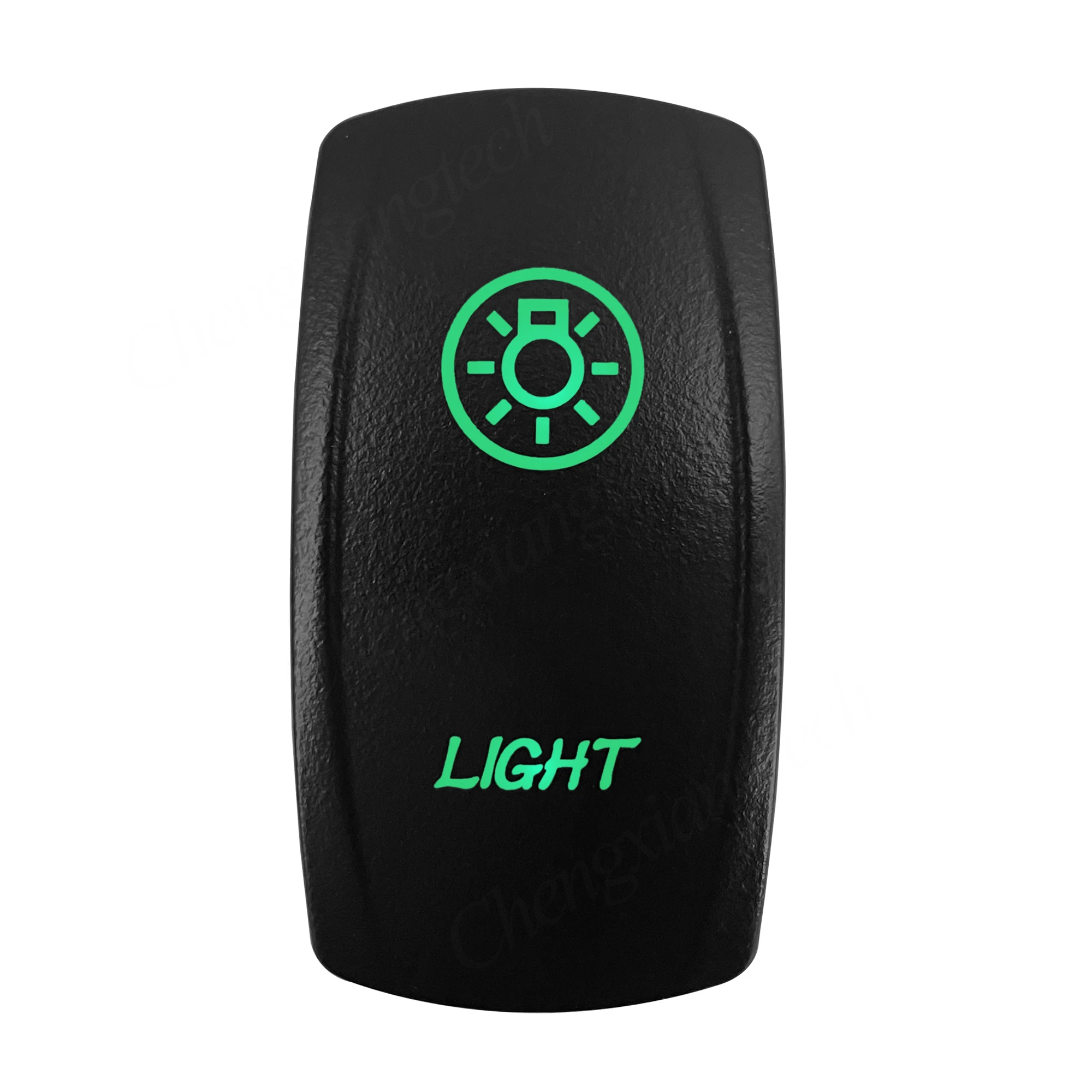 12V 20A Led Verde Interruttore A Bilanciere Luce 5Pin Spst On Off Per Barca Auto Carling Arb Narva Rav4 4Wd Hella Contura 4X4