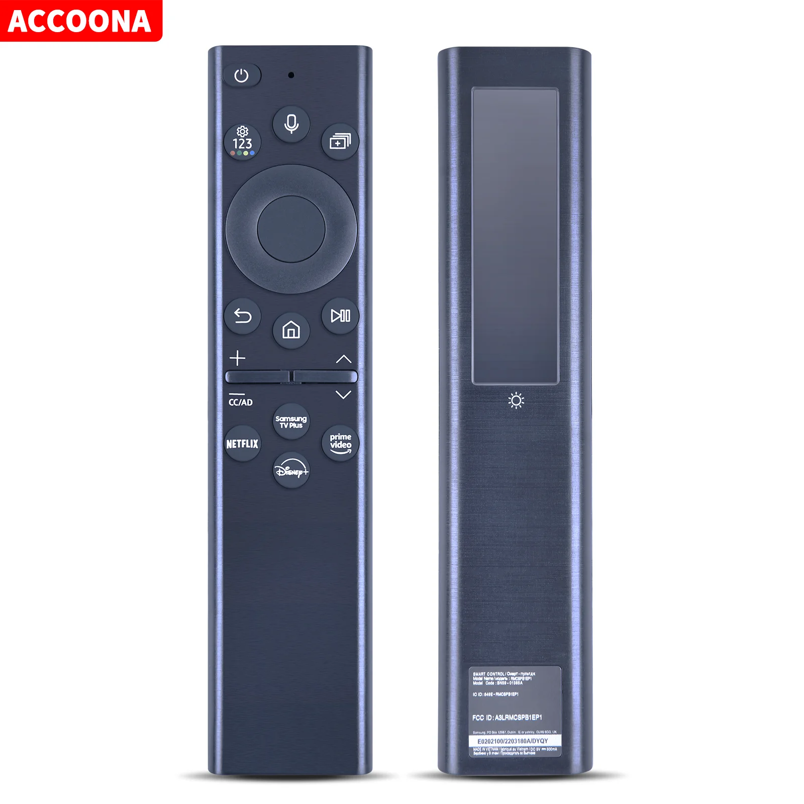 Voice Smart Tv Remote Bn59-01385A Per Samsung 2021 Qled 4K 8K Crystal Series Smart Tv Q60A Q70A Q80A Qn90A Qn800A Senza Solare