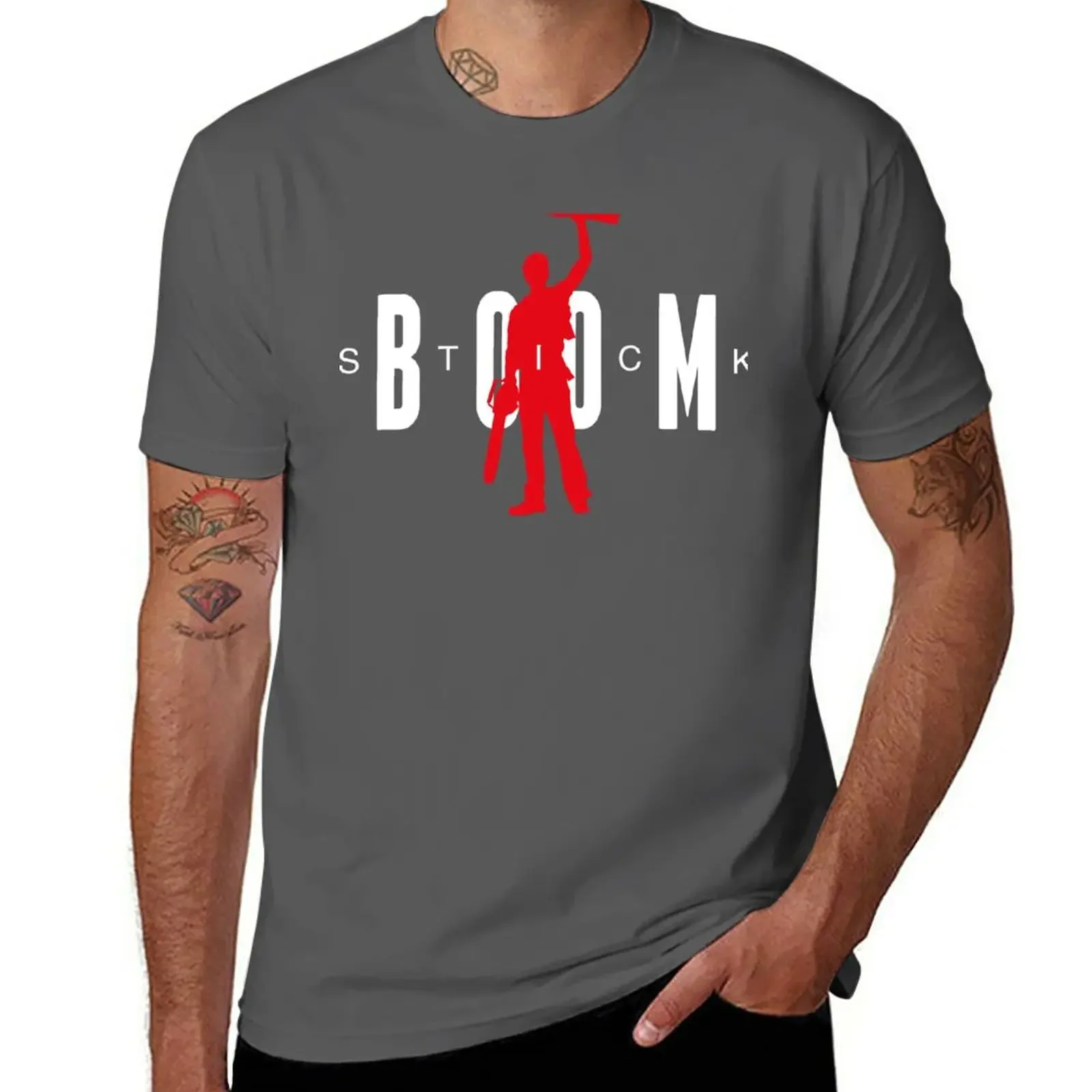 T-Shirt Boom Stick Vestiti Kawaii Vestiti Anime Abbigliamento Uomo