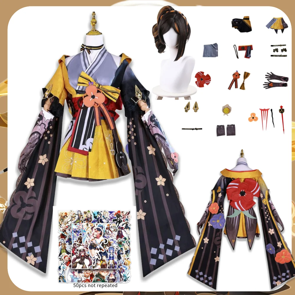Chiori Cosplay Game Genshin Impact Cosplay Costume Da Donna Inazuma Fashion Designer Chori Cosplay