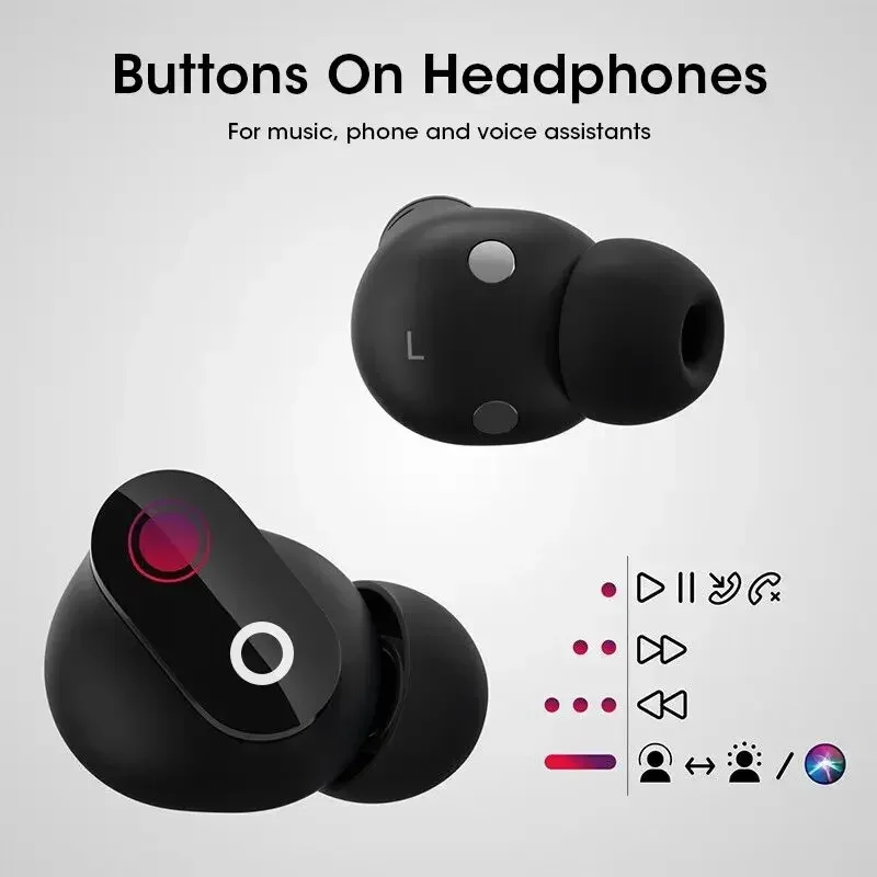 Auricolari Per Iphone 15 14 Samsung True Wireless Headphone Headset Noise Cancelling Per Sport Tws Earbuds Auricolari Bluetooth Studio