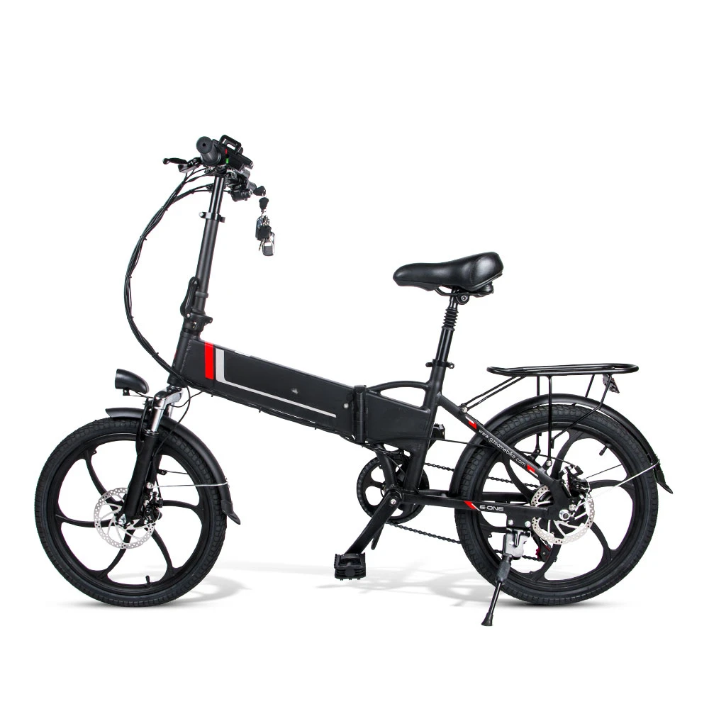 Samebike 20 Lvxd30 Adulti Pieghevole Mini Bicicletta Elettrica 10.4Ah 350W Motore Brushless In Lega Di Alluminio Ebikes Portatile E Bike Ciclomotore