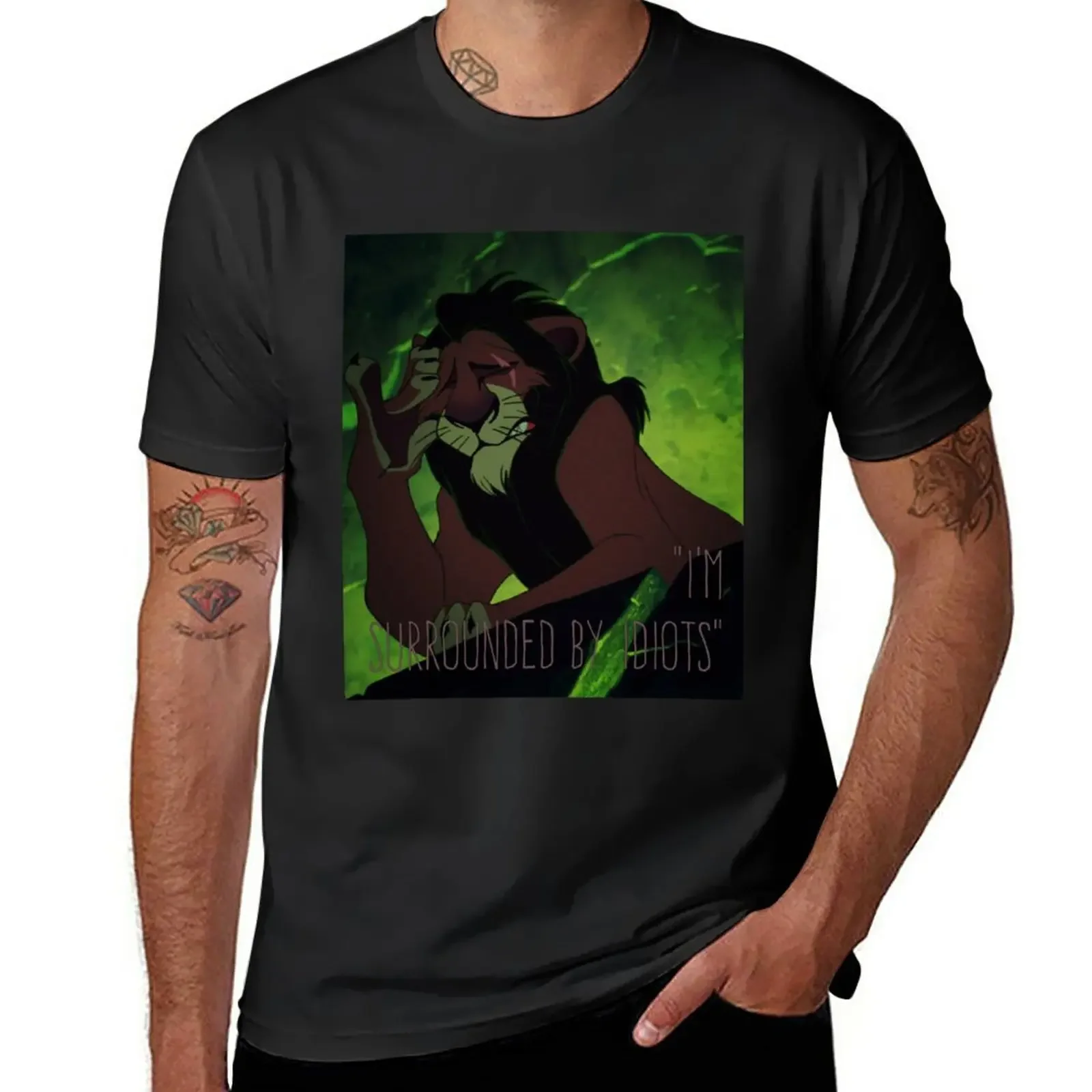 Sono Circondato Da Crybs T-Shirt Kawaii Clothes Customs Mens Clothes