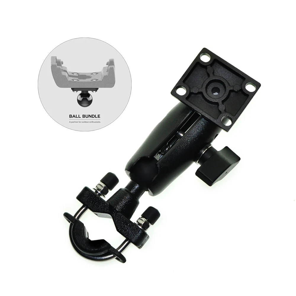 Staffa Piastra Quadrata + Kit Di Montaggio Manubrio U-Bolt Per Garmin Montana 750I 700 750 700I 680T 650T Zumo Xt Gpsmap 276Cx Overlander