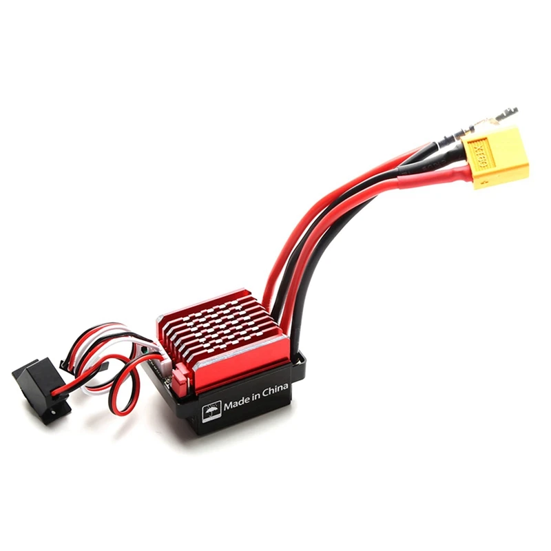 60A Waterproof Esc Speed Controller Freno Di Retromarcia In Avanti Per 1/10 Rc Crawler Tamiya Axial Scx10 Traxxas Trx4