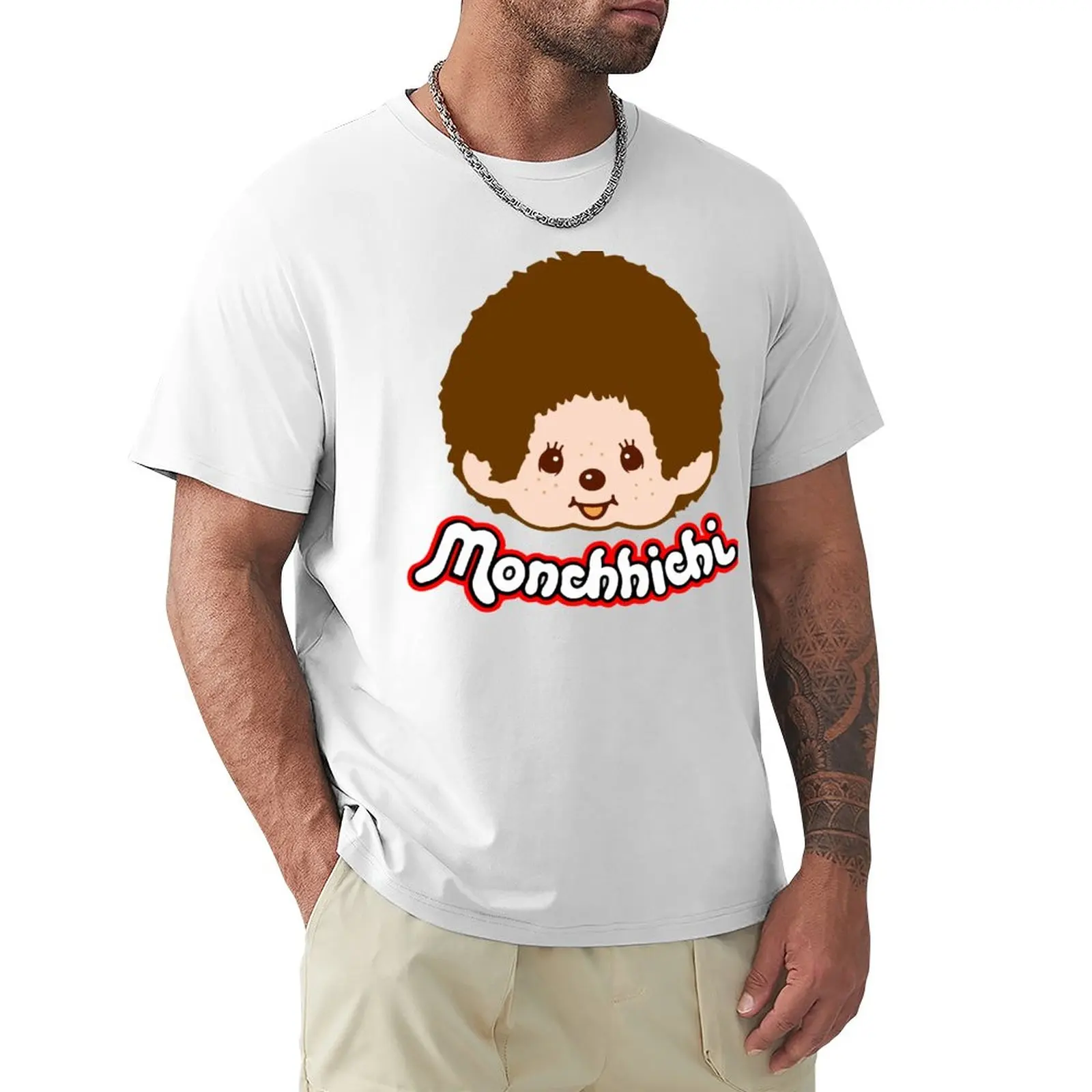 Maglietta Monchichi - Pink Maglietta Personalizzata Maglietta Estiva Da Uomo