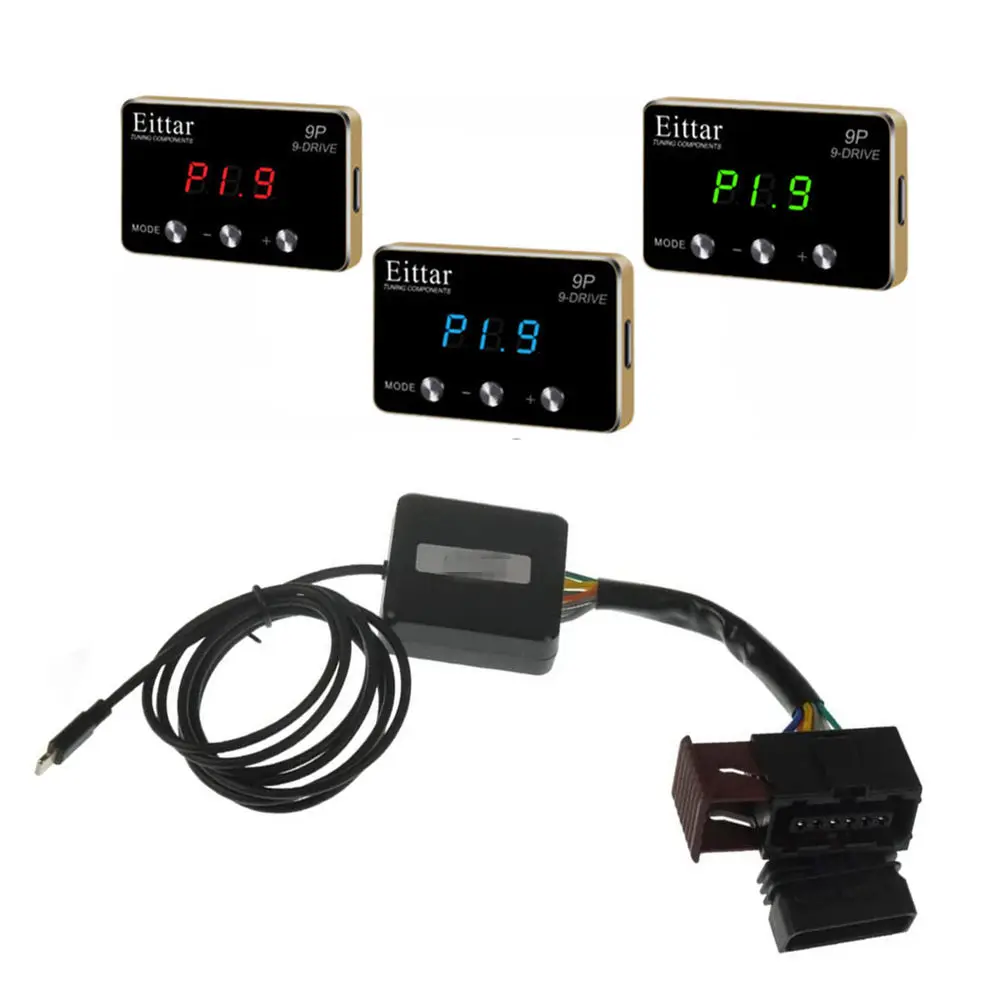 Car Speed Up Auto Electronic Throttle Controller Pedal Commander Gas Pedal Accelerator Booster 3 Colori Per Jeep Renegade 2015 +