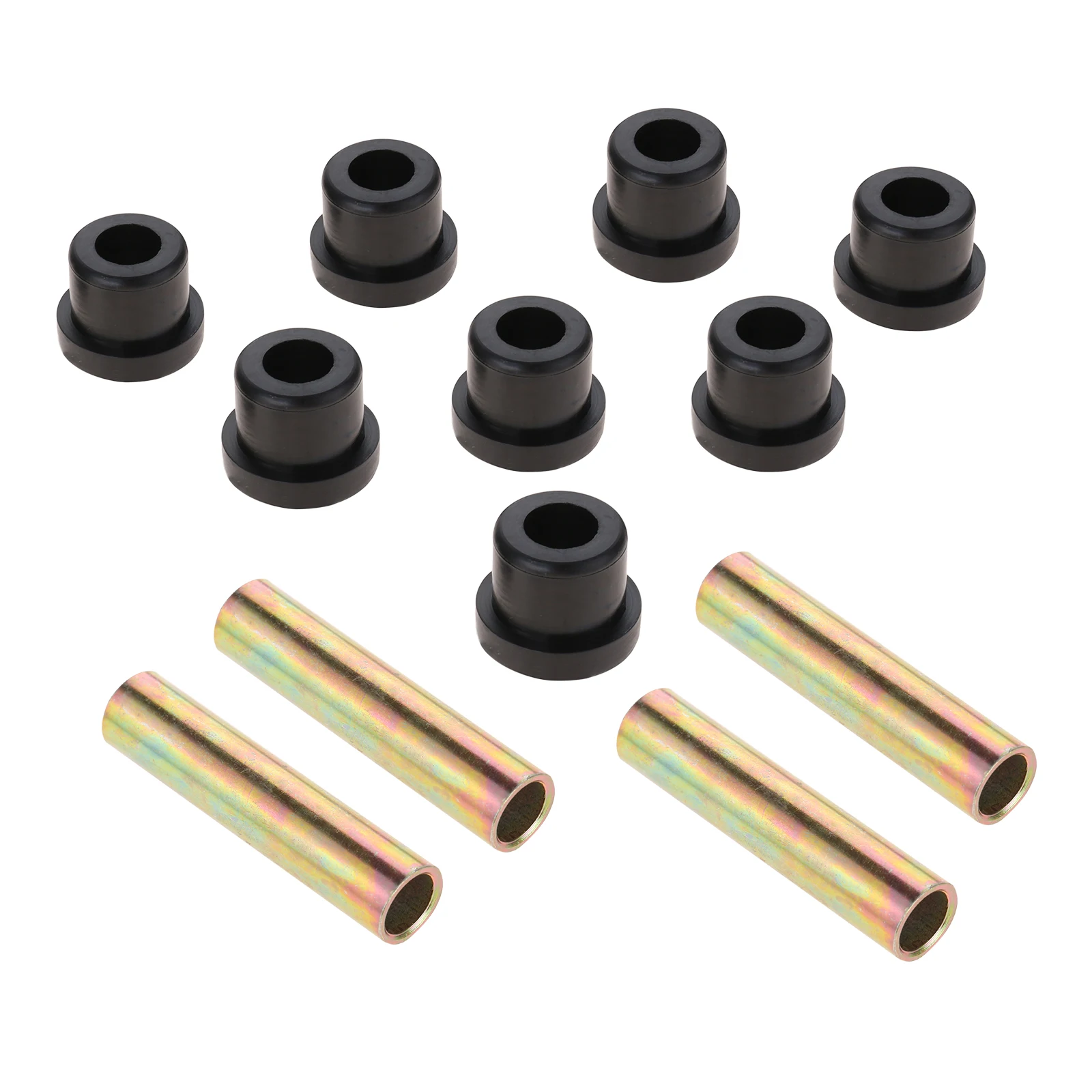12 Pcs/Set Plastic Bushings 1012303 & Metal Sleeves 105583 Kit For Club Car Ds 1981-Up Gas Electric Golf Carts Front Leaf Spring