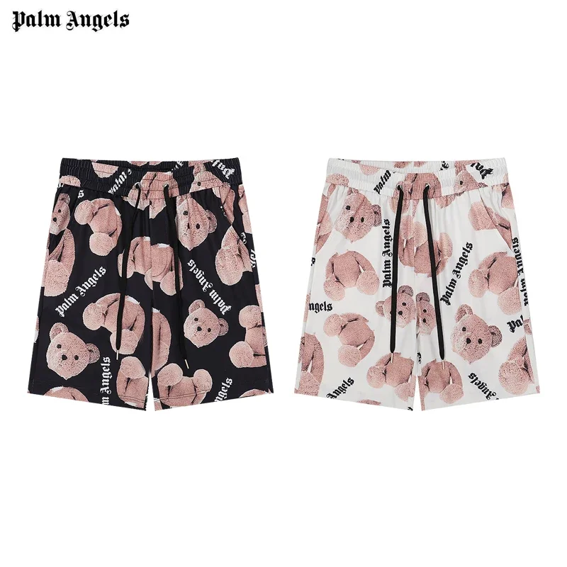 2024 New Palm Angels Wave Pantaloni Da Cinque Minuti Da Uomo E Da Donna Casual Sports Tendenza Da Uomo E Da Donna